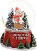 Sfera di cristallo natalizia con Babbo Natale decorazione in resina da 14 cm Casa e cucina/Decorazioni per interni/Addobbi e decorazioni per ricorrenze/Decorazioni natalizie/Neve artificiale MagiediNatale.it - Altamura, Commerciovirtuoso.it