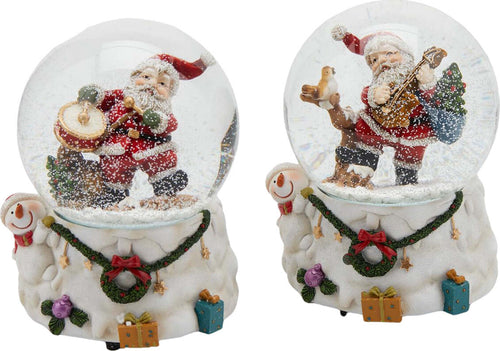 Sfera di cristallo natalizia con Babbo Natale decorazione per interno ad acqua da 10 cm Casa e cucina/Decorazioni per interni/Addobbi e decorazioni per ricorrenze/Decorazioni natalizie/Neve artificiale MagiediNatale.it - Altamura, Commerciovirtuoso.it