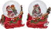 Sfera di cristallo natalizia con Babbo Natale in Slitta, Carillon decorazione per interno h 15 cm Casa e cucina/Decorazioni per interni/Addobbi e decorazioni per ricorrenze/Decorazioni natalizie/Neve artificiale MagiediNatale.it - Altamura, Commerciovirtuoso.it