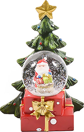 Sfera di cristallo natalizia con luci decorazione in resina da 12 cm Casa e cucina/Decorazioni per interni/Addobbi e decorazioni per ricorrenze/Decorazioni natalizie/Neve artificiale MagiediNatale.it - Altamura, Commerciovirtuoso.it