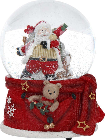 Sfera-di-vetro-Babbo-Natale-con-acqua-e-neve-decorazione-natalizia-h-14,5-cm