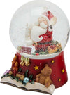 Sfera di vetro con acqua, carillon natalizio con Babbo Natale da Ø 10 x h 15 cm Casa e cucina/Decorazioni per interni/Addobbi e decorazioni per ricorrenze/Decorazioni natalizie/Neve artificiale MagiediNatale.it - Altamura, Commerciovirtuoso.it