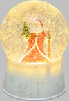 Sfera in vetro palla di neve decorata luminosa con led a luce bianco caldo ø13cm Casa e cucina/Decorazioni per interni/Addobbi e decorazioni per ricorrenze/Decorazioni natalizie/Neve artificiale MagiediNatale.it - Altamura, Commerciovirtuoso.it