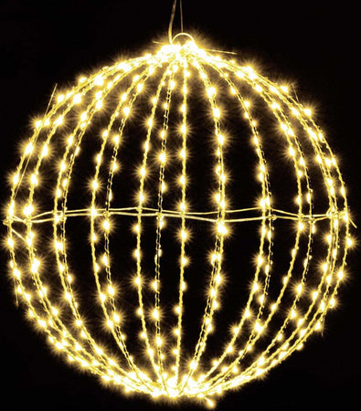 Sfera luminosa filo argento con microled bianco caldo per esterno decorazione natalizia Ø 40 cm Casa e cucina/Decorazioni per interni/Addobbi e decorazioni per ricorrenze/Decorazioni natalizie/Luci natalizie/Catene luminose per esterni MagiediNatale.it - Altamura, Commerciovirtuoso.it
