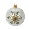 Palline per albero di Natale in vetro decorate con stelle