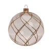 Palline per albero di Natale, in Vetro, con glitter color oro, Ø 100 mm, 6 pezzi