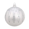Palline per albero di Natale, in Vetro, con glitter decorativi, Ø 80 mm, 12 pezzi