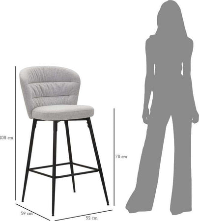 Sgabello-Bar-Losanna-Grigio-Set-2-Pz-Cm-52X59X108