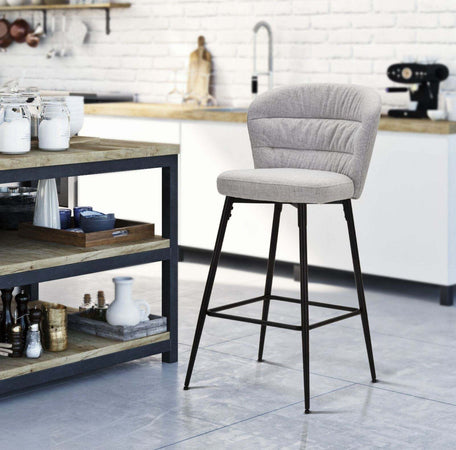 Sgabello-Bar-Losanna-Grigio-Set-2-Pz-Cm-52X59X108