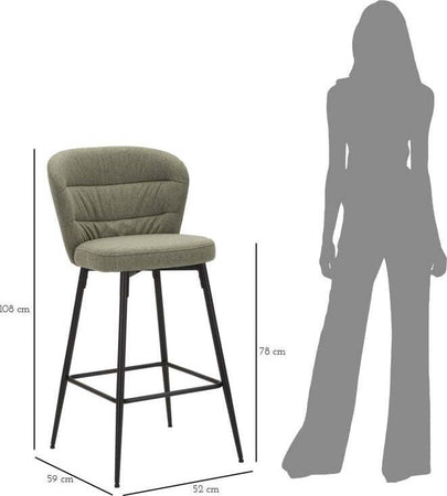 Sgabello-Bar-Losanna-Verde-Set-2-Pz-Cm-52X59X108