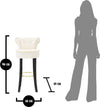 Sgabello-Bar-Luxy-Crema-Cm-46X48X96