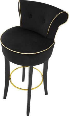Sgabello-Bar-Luxy-Nero-Cm-46X48X96