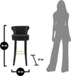 Sgabello-Bar-Luxy-Nero-Cm-46X48X96