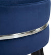 Sgabello-Bar-Paris-Blu/Silver-Cm-Ø-35X74