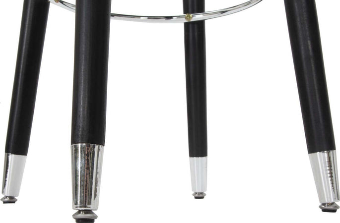 Sgabello-Bar-Paris-Blu/Silver-Cm-Ø-35X74