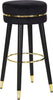Sgabello-Bar-Paris-Nero/Gold-Cm-Ø-35X74