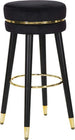 Sgabello-Bar-Paris-Nero/Gold-Cm-Ø-35X74