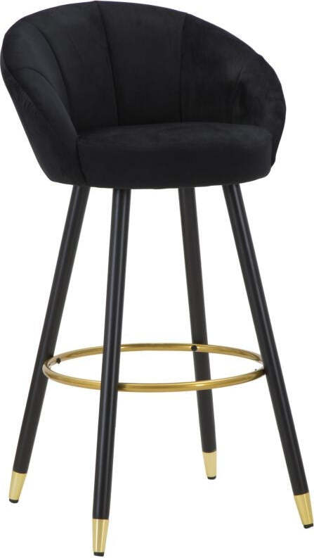 Sgabello-Bar-Prague-Nero-Cm-55X56X104