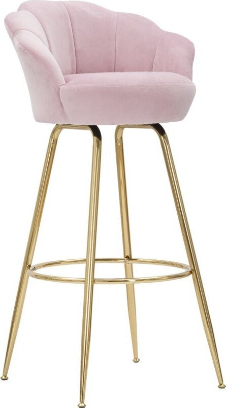 Sgabello-Bar-Vienna-Rosa-Cm-55X53X110