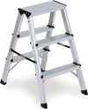 Sgabello doppia salita - in alluminio - Garden Friend Fai da te/Prodotti per la costruzione/Scale/Scale multiuso Eurocartuccia - Pavullo, Commerciovirtuoso.it