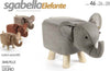 Sgabello Elefante Pouf Poggiapiedi Bambini Imbottito Piedi Legno 46x26x28cm 808685 Casa e cucina/Organizzazione interni/Contenitori ceste e cestini/Scatole e bauli/Bauli Trade Shop italia - Napoli, Commerciovirtuoso.it