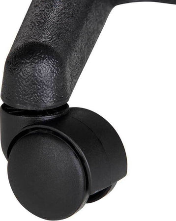 Sgabello-Estetista-Girevole-Seduta-Imbottita-10cm-Ecopelle-Salone-Studio-Bianco