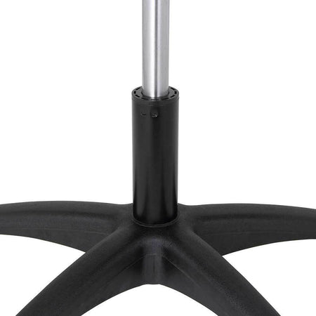 Sgabello-Estetista-Girevole-Seduta-Imbottita-10cm-in-Ecopelle-Salone-Studio-Nero