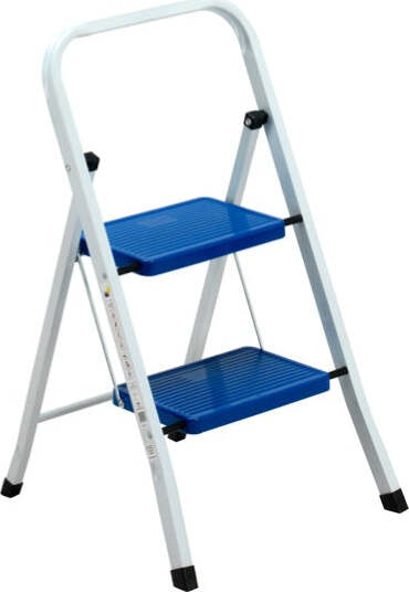 Sgabello Everest - 2 gradini - in acciaio - Garden Friend Fai da te/Prodotti per la costruzione/Scale/Scale multiuso Eurocartuccia - Pavullo, Commerciovirtuoso.it