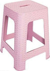 Sgabello In Plastica Rattan Rosa H 45,5 Cm Sedia Complemento D'arredo Per Casa Casa e cucina/Arredamento/Cameretta ragazzi/Sedie/Sgabelli Trade Shop italia - Napoli, Commerciovirtuoso.it