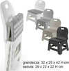 Sgabello Multiuso Salvaspazio Pieghevole Sedia Con Schienale Colori Assortiti Sport e tempo libero/Attività ricreative all'aperto/Camping e outdoor/Arredamento da campeggio/Sedie Trade Shop italia - Napoli, Commerciovirtuoso.it