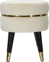 Sgabello-Paris-Crema/Gold-Cm-Ø-35X40,5