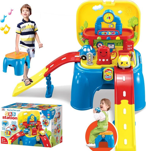 Sgabello Per Bambini Portatile Sediolina Con Garage Auto Giocattolo Luci E Suoni Giochi e giocattoli/Personaggi giocattolo/Edifici e scenari/Piste da corsa Trade Shop italia - Napoli, Commerciovirtuoso.it