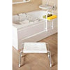 Sgabello per vasca da bagno per disabili colore bianco