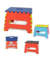 Sgabello Sedia Plastica Colorato Richiudibile Pieghevole Campeggio 25x20x19