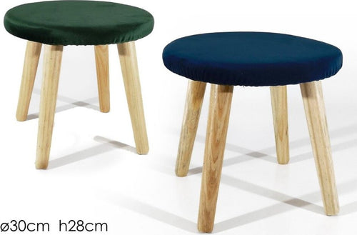Sgabello Tondo Verde Pouf Sfoderabile Seduta Comoda Struttura In Legno 30xh28 Casa e cucina/Arredamento/Cameretta ragazzi/Sedie/Sgabelli Trade Shop italia - Napoli, Commerciovirtuoso.it