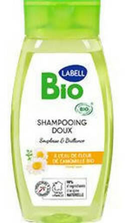 Shampoo Bio dolce al fiore di camomilla 250ml 98% di ingredienti di origine naturale
