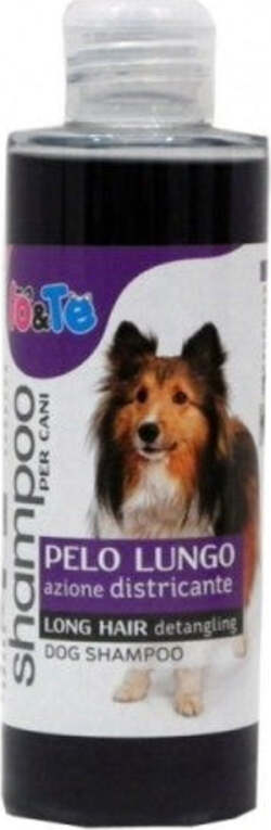 Shampoo-Pelo-Lungo-Districante-200-Ml-Olio-Lavanda-Pantenolo-Cani-Pelo-Morbido-Toelettatura-Made-Italy