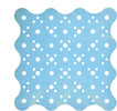Shark-073/501011-Tappeto-Antiscivolo-in-Gomma-per-Doccia,-53-x-53-cm,-Azzurro