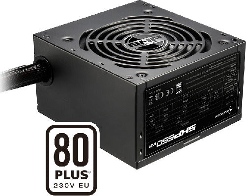 Sharkoon alimentatore SHP V2 550W 80 Plus Elettronica/Informatica/Componenti e pezzi di ricambio/Componenti interni/Alimentatori/ Scontolo.net - Potenza, Commerciovirtuoso.it