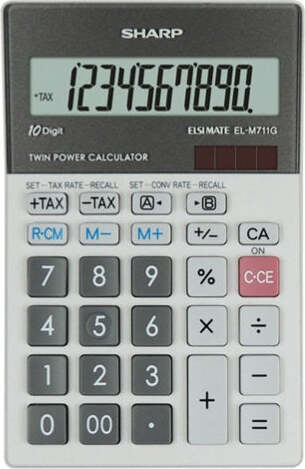 Sharp - calcolatrice - da tavolo ELM711ggy 10cifre Cancelleria e prodotti per ufficio/Elettronica per ufficio/Calcolatrici/Grafiche Eurocartuccia - Pavullo, Commerciovirtuoso.it