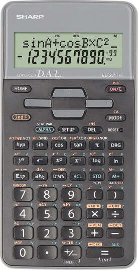 Sharp - Calcolatrice scientifica - Grigio - EL531THBGY Cancelleria e prodotti per ufficio/Elettronica per ufficio/Calcolatrici/Grafiche Eurocartuccia - Pavullo, Commerciovirtuoso.it