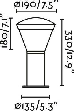 SHELBY 330 Lampada paletti grigio scuro Illuminazione/Illuminazione per interni/Lampade/Lampade da terra Led Mall Home - Napoli, Commerciovirtuoso.it