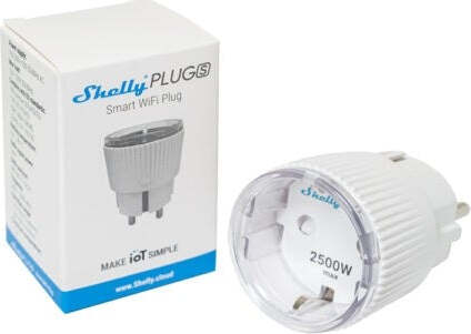 SHELLY SHELLY PLUG S PRESA INTELLIGENTE WI-FI CON MISURAZIONE DELLA POTENZA | SHELLY-PLUGS Fai da te/Materiale elettrico/Prese elettriche ed accessori/Spine intelligenti e telecomandate Zencoccostore - Formia, Commerciovirtuoso.it