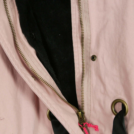 SHOESHINE-Giaccone-Lungo-Donna-Parka-Pink-da-donna