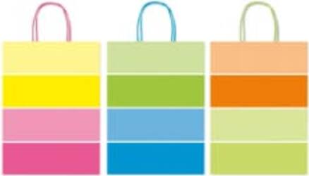 Shopper bicolor - con manici - carta ritorta - 26 x 12 x 36 cm - colori assortiti - Rex Sadoch [multipack] 25 pezzi Casa e cucina/Hobby creativi/Articoli per confezioni regalo/Sacchetti da regalo Eurocartuccia - Pavullo, Commerciovirtuoso.it