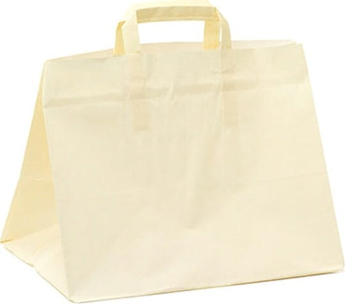 Shopper Flat XLarge - carta kraft - 32 x 22 x 24 cm - bianco - Mainetti Bags - scatola 200 pezzi Commercio Industria e Scienza/Forniture per imballaggio e spedizione/Scatole buste e tubi per spedizione/Buste per spedizione/Buste commerciali Eurocartuccia - Pavullo, Commerciovirtuoso.it