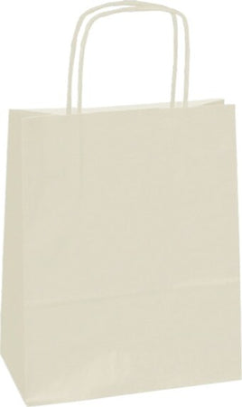 Shopper in carta - maniglie cordino - 14 x 9 x 20cm - avorio - conf. 25 sacchetti Casa e cucina/Hobby creativi/Articoli per confezioni regalo/Sacchetti da regalo Eurocartuccia - Pavullo, Commerciovirtuoso.it