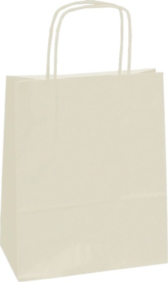 Shopper in carta - maniglie cordino - 14 x 9 x 20cm - avorio - conf. 25 sacchetti Casa e cucina/Hobby creativi/Articoli per confezioni regalo/Sacchetti da regalo Eurocartuccia - Pavullo, Commerciovirtuoso.it