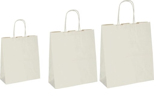 Shopper in carta - maniglie cordino - 26 x 11 x 34 5cm - sabbia - conf. 25 sacchetti Casa e cucina/Hobby creativi/Articoli per confezioni regalo/Sacchetti da regalo Eurocartuccia - Pavullo, Commerciovirtuoso.it