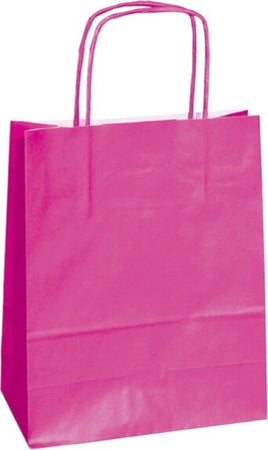 Shopper in carta - maniglie cordino - magenta - 14 x 9 x 20cm - conf. 25 shoppers Casa e cucina/Hobby creativi/Articoli per confezioni regalo/Sacchetti da regalo Eurocartuccia - Pavullo, Commerciovirtuoso.it